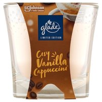 Glade Cosy Vanilla Cappuccino Świeca zapachowa 129 g