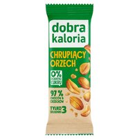 Dobra Kaloria Baton daktylowy chrupiący orzech 35 g