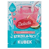 Delecta kisiel na zimno - strzelający owocowy kubek smak arbuz 34 g