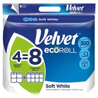 Velvet ecoRoll Soft White Papier toaletowy 4 rolki