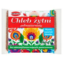 Benus Chleb żytni pełnoziarnisty 250 g