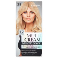 Joanna Multi Cream Metallic Color Farba do włosów bardzo jasny perłowy blond 28