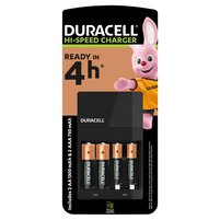 Duracell Ładowarka i AA 1300 mAh Akumulator 2 sztuki i AAA 750 mAh Akumulator 2 sztuki