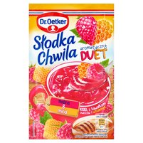 Dr. Oetker Słodka Chwila Kisiel z kawałkami owoców malina & miód 31,5 g