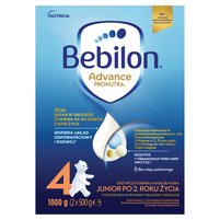 Bebilon 4 Advance Pronutra Junior Formuła na bazie mleka po 2. roku życia 1000 g (2 x 500 g)