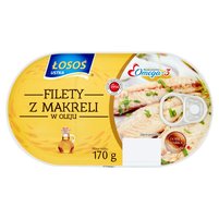 Łosoś Ustka Filety z makreli w oleju 170 g