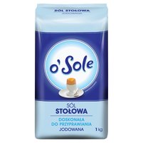 o'Sole Sól stołowa jodowana 1 kg