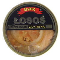 Mk Łosoś w oleju z cytryną 160g