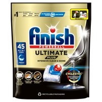 Finish Ultimate Plus Fresh Kapsułki do mycia naczyń w zmywarce 549 g (45 sztuk)