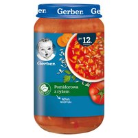 Gerber Zupka pomidorowa z ryżem dla dzieci po 12. miesiącu 250 g