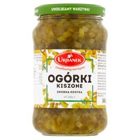 Urbanek Ogórki kiszone drobna kostka 360 g