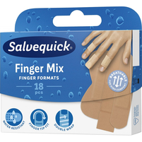 Salvequick Finger Mix, plastry, 18 szt