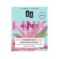 AA Aloes Pink regenerujący krem-maska na noc 50 ml