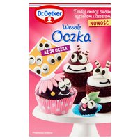 Dr. Oetker Dekoracje cukrowe wesołe oczka 10 g (24 sztuki)