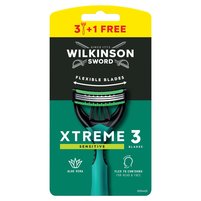 Wilkinson Sword Xtreme3 Comfort Sensitive Maszynka z 3 elastycznymi ostrzami 4 sztuki