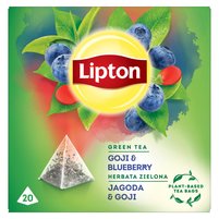 Lipton Herbata zielona jagoda & goji 28 g (20 torebek)