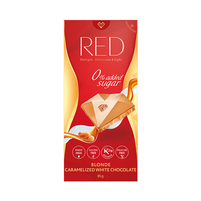 RED Delight Blonde Caramelized White Chocolate - biała karmelizowana czekolada bez dodatku cukru 85g