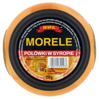 MK Morele połówki w lekkim syropie 530 g