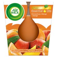 Air Wick Essential Oils Świeczka zapachowa pomarańcza z mango 105 g