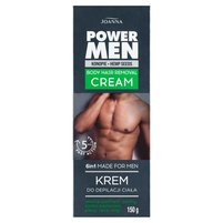 Joanna, Power Men, Krem do depilacji ciała dla mężczyzn, 150g