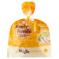 Sunny Family Wafle zbożowe naturalne 60 g (12 sztuk)