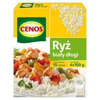 Cenos Ryż biały długi 400 g (4 torebki)