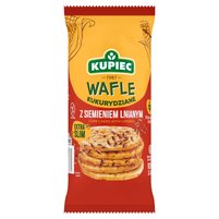 Kupiec Wafle kukurydziane z siemieniem lnianym extra cienkie 105 g (20 sztuk)