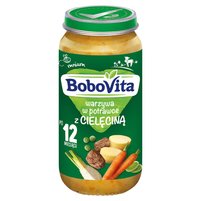 BoboVita Warzywa w potrawce z cielęciną po 12 miesiącu 250 g
