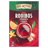 Big-Active Herbatka Rooibos pomarańcza & wanilia 30 g (20 x 1,5 g)