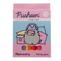 Pusheen flamastry 12 sztuk