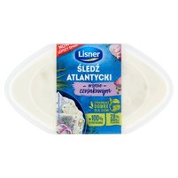 Lisner Śledź atlantycki w sosie czosnkowym 280 g