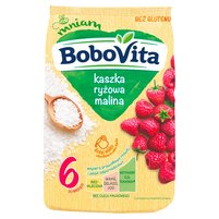 BoboVita Kaszka ryżowa malina po 4 miesiącu 180 g