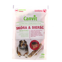 CANVIT SNACK DLA PSA OCHRONA ZDROWIA  SKÓRA I SIERŚĆ 200G