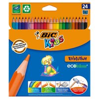 BiC Kids Evolution Kredki bezdrzewne 24 sztuki