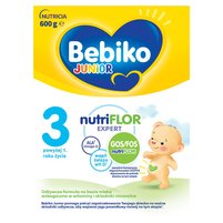 Bebiko Junior 3 Odżywcza formuła na bazie mleka dla dzieci powyżej 1. roku życia 600 g