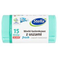 Stella Worki łazienkowe z uszami 15 l 30 sztuk