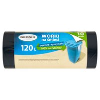 Grosik Worki na śmieci 120 l 10 sztuk