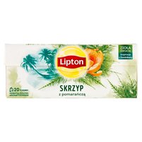 Lipton Herbatka ziołowa aromatyzowana skrzyp z pomarańczą 20 g (20 torebek)