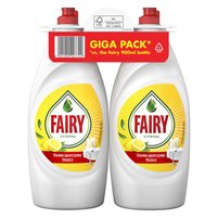 Fairy Lemon Płyn do mycia naczyń 2x900 ml