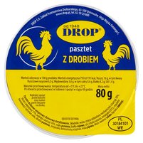 Drop Pasztet z drobiem 80 g