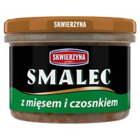 Skwierzyna Smalec z mięsem i czosnkiem 160 g