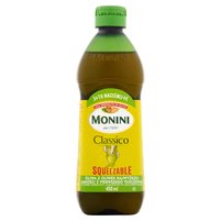 Monini Classico Squeezable Oliwa z oliwek najwyższej jakości z pierwszego tłoczenia 450 ml