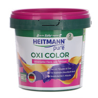 HEITMANN PURE OXI COLOR uniwersalny odplamiacz do białych i kolorowych tkanin 500g