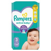 Pampers Active Baby 3, 66 Pieluszek,6kg-10kg