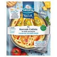 Vegeta Natur Fix Mieszanka warzyw ziół i przypraw do dań kurczak cukinia w sosie serowym 40 g