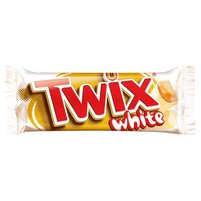 Twix White Ciasteczka oblane karmelem i białą czekoladą 46 g (2 x 23 g)