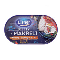 Lisner Filety z makreli w kremie ajvar 175 g