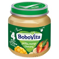 BoboVita Jabłka mango i banany po 4 miesiącu 125 g