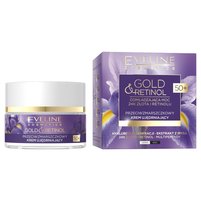 Gold&Retinol Przeciwzmarszczkowy krem ujędrniający, na dzień i na noc, 50+