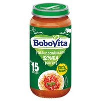 BoboVita Pasta z pomidorami szynką i papryką po 15 miesiącu 250 g